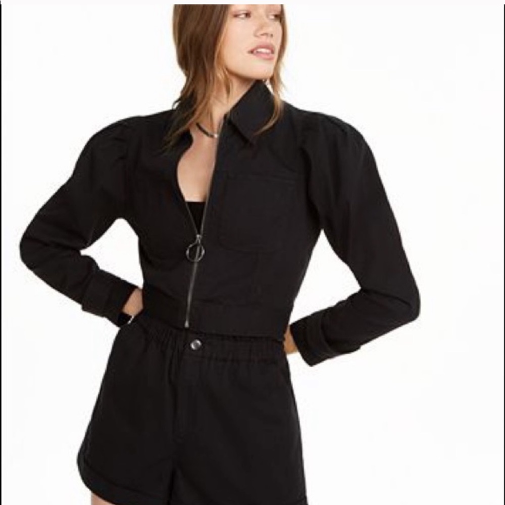 WeWoreWhat Danielle Zip Up Jacket